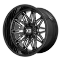 XD859 22X12 5X5/5.5 G-BLK MILLED -44MM