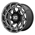 XD860 17X9 5X5.0 G-BLK MILL -12MM