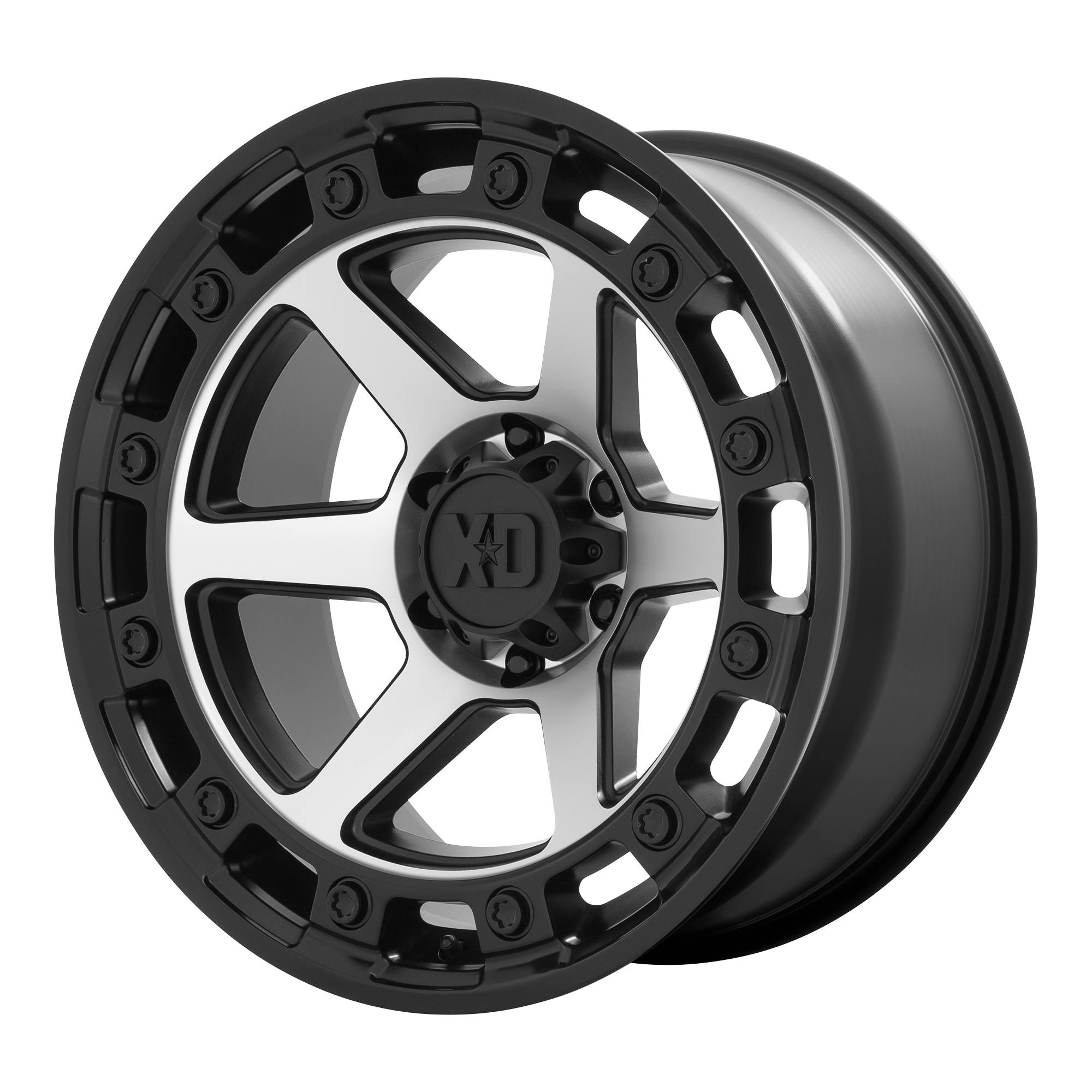 XD862 17X9 5X5.0 S-BLK MACH 00MM