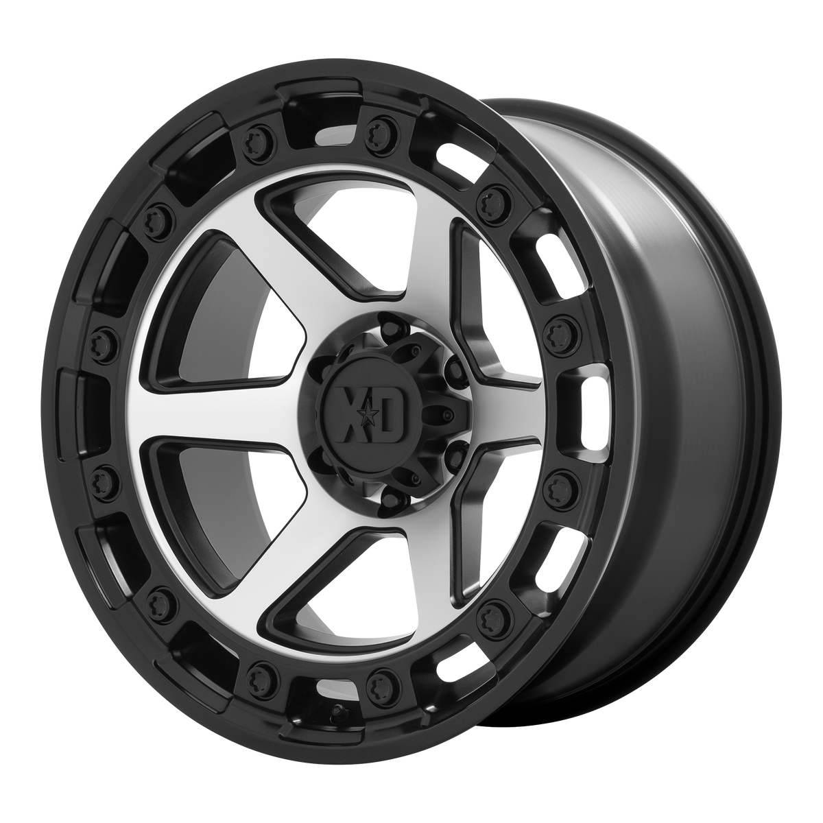 XD862 17X9 6X5.5 S-BLK MACH 00MM