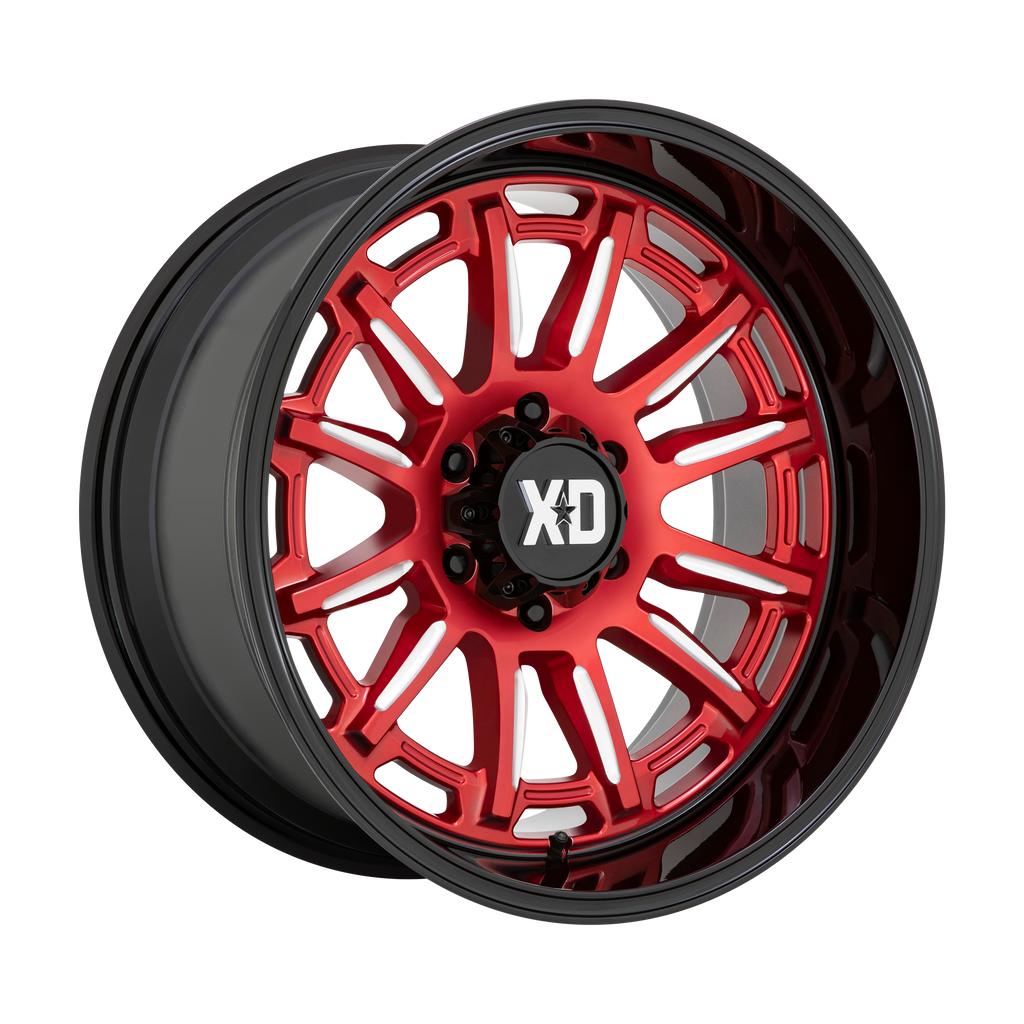 XD865 20X9 6X135 RED-MILL BLK-LP 00MM