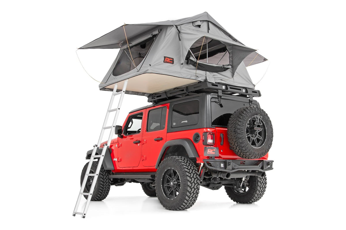 Roof Top Tent | Rack Mount | 12 Volt Accessory w/Ladder Extension & LED Light Kit