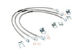Jeep Front & Rear Stainless Steel Brake Lines | 4-6in Lifts (XJ/YJ/TJ)