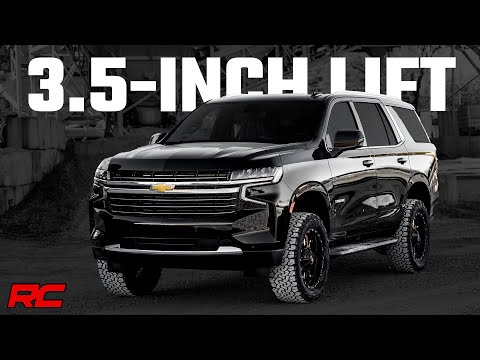 3.5 Inch Lift Kit N3 Struts Red Chevy/GMC SUV 1500 4WD (2021-2026) Rough Country