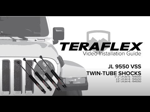 18-Up Wrangler JL 9550 VSS Twin-Tube Shock Rear 3.5-4.5 Inch Lift TeraFlex