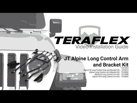 20-Up Jeep Gladiator Long Arm Bracket Kit 3-6 Inch Lift TeraFlex