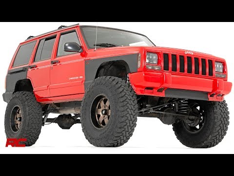Fender & Quarter Panel Armor Front Combo Jeep Cherokee XJ (84-96) Rough Country