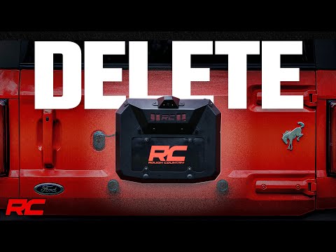 Spare Tire Carrier Delete Kit Ford Bronco 4WD (2021-2025) Rough Country