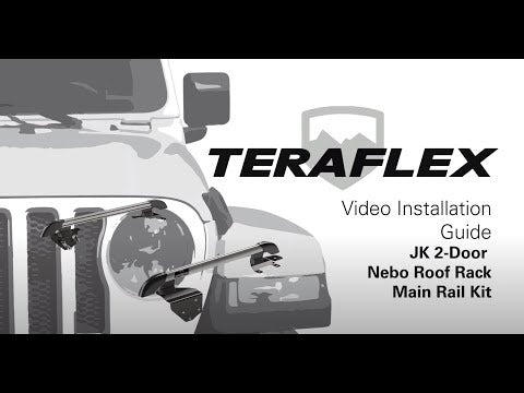 07-18 Wrangler JK 2 Door Nebo Roof Rack Cargo Slat Kit 4-Piece TeraFlex