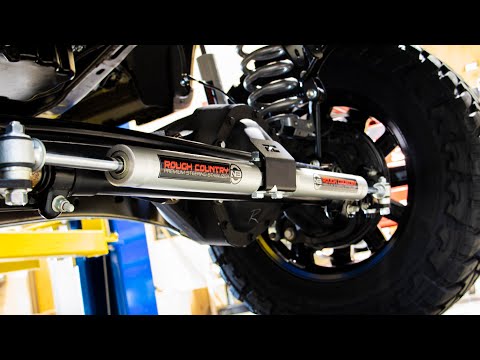 N3 Steering Stabilizer Dual 2-8 Inch Lift Ram 1500 4WD (1994-1999) Rough Country