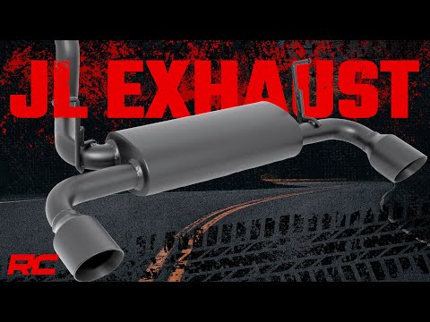 Performance Exhaust Dual Outlet Jeep Wrangler JL (18-26)/Wrangler Unlimited (18-26) Rough Country
