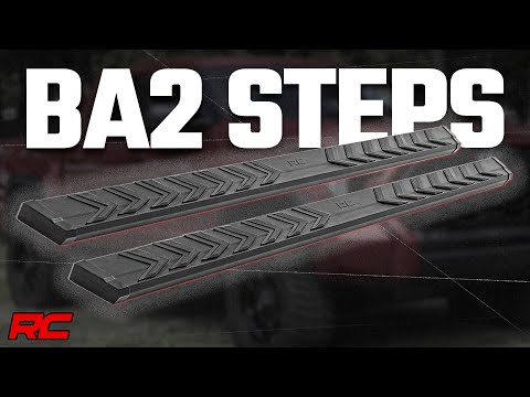 BA2 Running Boards Side Step Bars Ford F-250/F-350 Super Duty (99-16) Rough Country