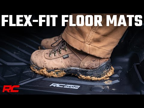 Flex-Fit Floor Mats Front & Rear Toyota RAV4 2WD/4WD (2019-2025) Rough Country