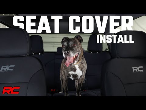 Seat Covers FR 40/40/20 & RR Back Storage Chevy/GMC Sierra 1500 (19-26)/Silverado 1500 (19-26) Rough Country