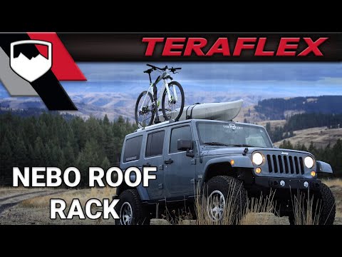 07-18 Wrangler JK 4 Door Nebo Roof Rack Cargo Slat Kit 6-Piece TeraFlex