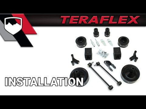 07-18 Wrangler JK 2.5 Inch Performance Spacer Lift Kit & Shock Extensions TeraFlex