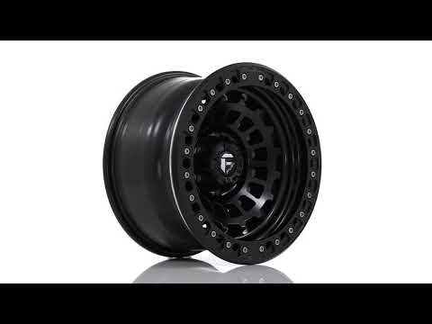 Aluminum Wheels 17X9 Zephyr Beadlock D101 Matte Black Fuel Off Road Wheels