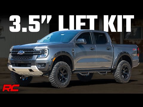 3 Inch Lift Kit N3 Struts Ford Ranger 4WD (2024-2025) Rough Country