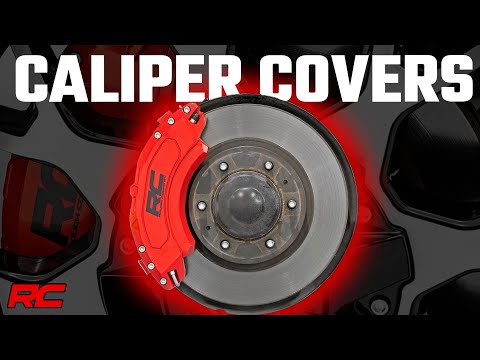 Caliper Covers Front and Rear Red Ford Bronco 4WD (2021-2025) Rough Country