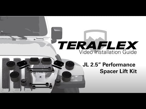 18-Up Wrangler JL 2 Door Sport/Sahara 2.5 Inch Performance Spacer Lift Kit No Shocks or Exts TeraFlex