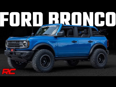 2 Inch Lift Kit Lifted Struts Ford Bronco 4WD (2021-2025) Rough Country