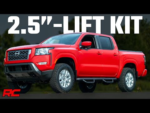 2.5 Inch Lift Kit M1 Struts/M1 Nissan Frontier 4WD (2005-2023) Rough Country