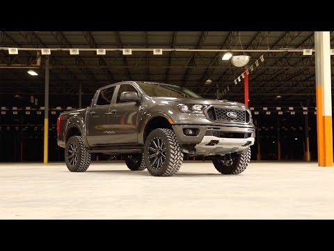3.5 Inch Lift Kit Forged Alum UCA Cast Steel Knucles Ford Ranger (19-23) Rough Country