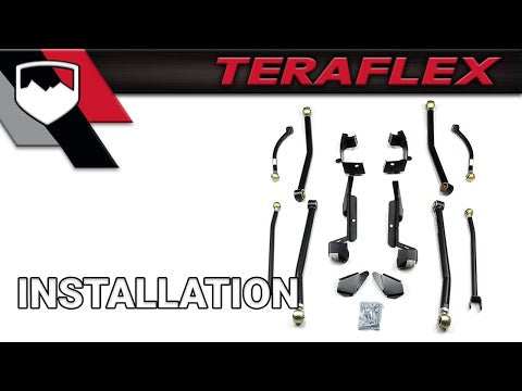 07-18 Wrangler JK 2 Door 4 Inch Alpine CT4 Prerunner Long Arm Suspension System No Shocks TeraFlex