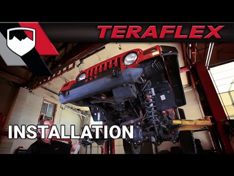 97-06 Jeep Wrangler TJ High Steer HD Adjustable Track Bar & Bracket Kit Front 3.5-6 Inch Lift TeraFlex