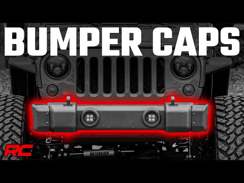Front Bumper Caps Jeep Wrangler JK/Wrangler Unlimited (2007-2018) Rough Country