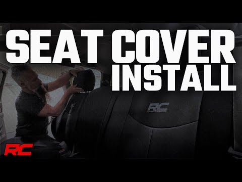 Rear Seat Covers Full Bench Silverado/Sierra 1500 (99-06 & Classic) Rough Country