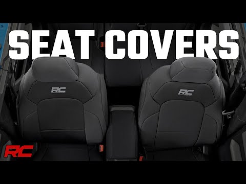 Seat Covers FR Bucket RR Full bench Ram 1500 (09-18)/2500 (11-18)/3500 (11-18) Rough Country