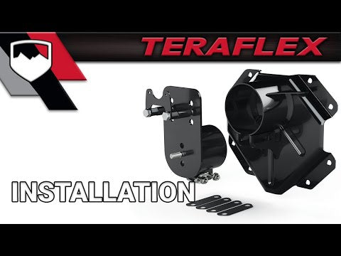 07-18 Wrangler JK Alpha HD Adjustable Spare Tire Mount Kit 5x5 Inch TeraFlex