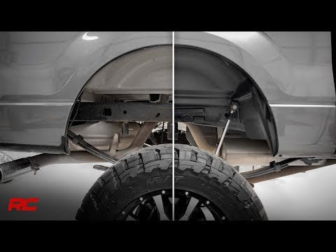 Rear Wheel Well Liners Chevy Silverado 1500 2WD/4WD (2014-2018 & Classic) Rough Country