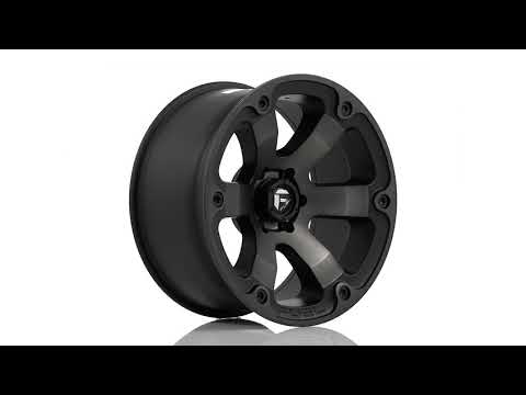Aluminum Wheels 18X9 Beast D564 Matte Black/Machined Dark Tint Fuel Off Road Wheels