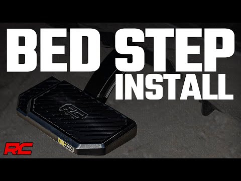 Retractable Bed Step Manual Pull Jeep Gladiator JT 4WD (2020-2025) Rough Country