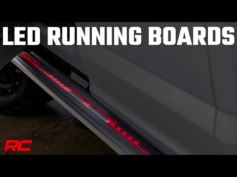 Multi-Color LED Running Boards Crew Cab Ford F-150/Lightning/F-250/F-350/Raptor (15-26) Rough Country