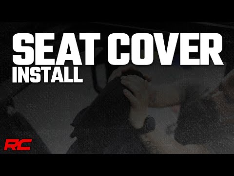 Seat Covers Front and Rear Jeep Wrangler Unlimited 4WD (2018-2026) Rough Country