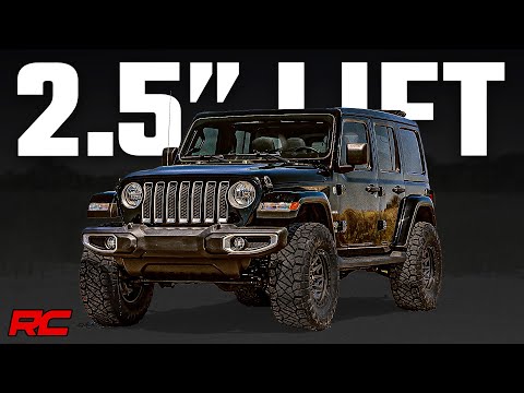2.5 Inch Lift Kit Coils Jeep Wrangler Unlimited Non-Rubicon 4WD (2024-2026) Rough Country