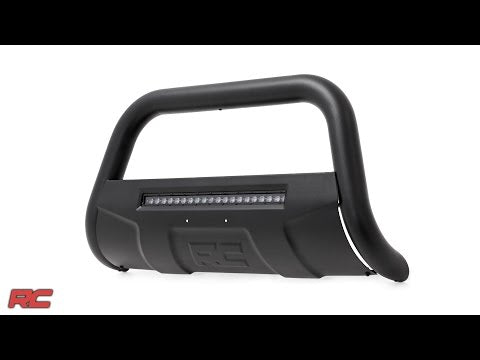 15-Up Colorado/Canyon Bull Bar w/LED Light Bar Black Rough Country