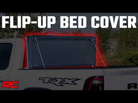 Hard Tri-Fold Flip Up Bed Cover 5 Foot Bed Nissan Frontier 2WD/4WD (05-21) Rough Country