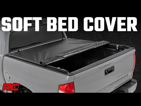 Soft Roll Up Bed Cover 5 Foot 7 Inch Bed Ford F-150 2WD/4WD (2004-2014) Rough Country