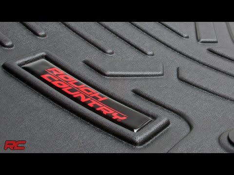 Floor Mats FR Over Hump Silverado/Sierra 1500/2500HD/3500HD (14-19 & Classic) Rough Country