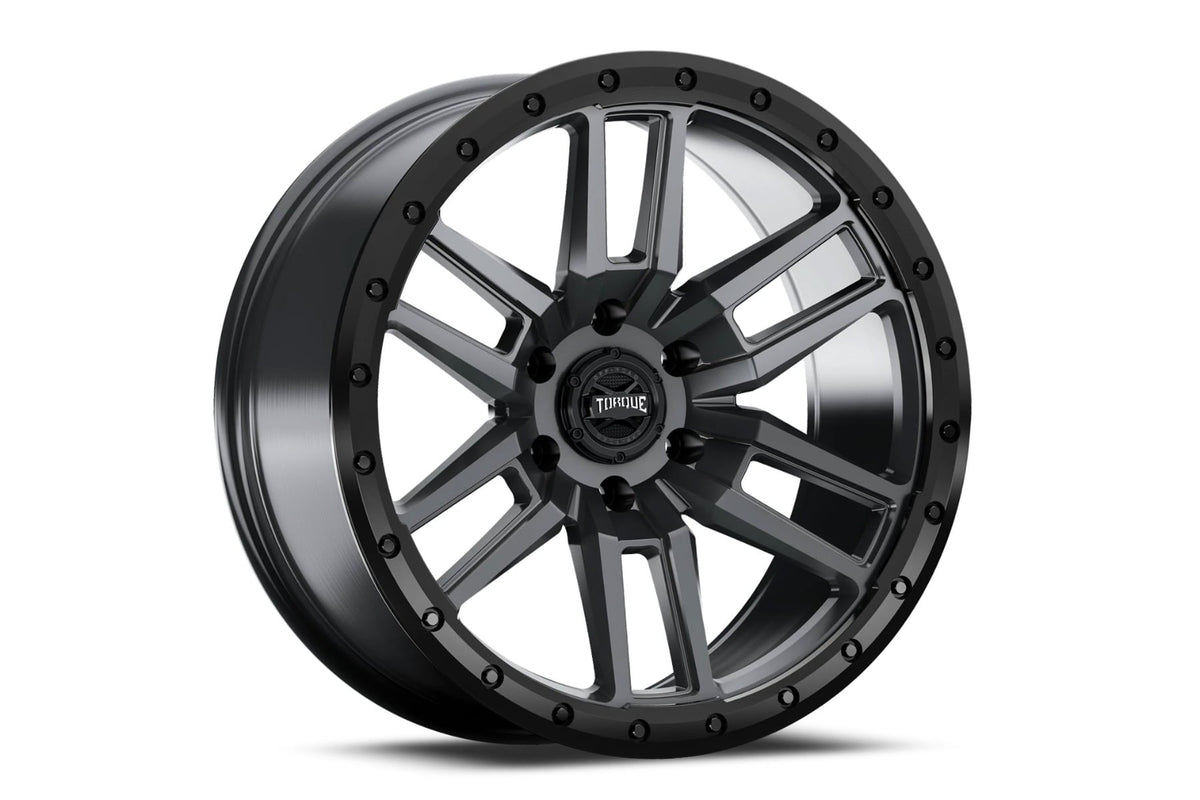 Torque Pritchett | Anthracite w/Black Lip | 17x9 | 6x5.5 | 0mm